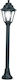Fumagalli Mizar Anna Outdoor Floor Lamp Small Post 6W IP55 for E27 Socket Black