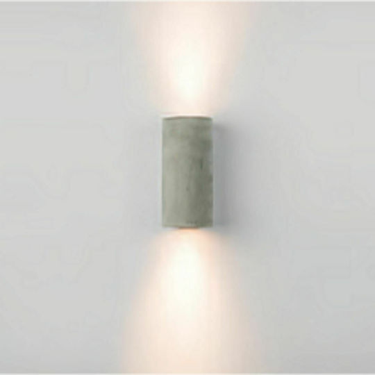 Zambelis Lights Осветително тяло За стена Сив 16x16см.