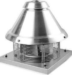 O.Erre Turbo Camino Fireplace Ceiling Vent 110W with Diameter Φ475mm Silver