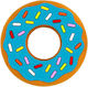 Baby to Love Donut Teething Ring for 3 Months+ ...