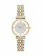 Emporio Armani Gianni T-Bar Ceas Dama 32mm Cu Baterie Cu Brățară Argintie Din Oțel