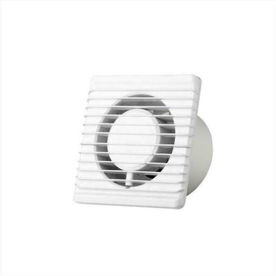 AirRoxy Planet Energy 100 S Wall-mounted Ventilator Bathroom 100mm White