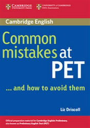 COMMON MISTAKES AT PET