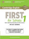 Fce for Schools 1 St/bk Revised 2015