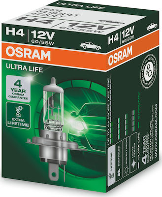 Osram Lămpi Autoturismului Ultra Life H4 Halogen 12V 60W 1buc