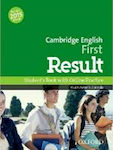 Cambridge English First Result Student 's Book (+ Online Practice Test) N/e