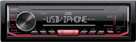 JVC KD-X262 Ραδιόφωνο Αυτοκινήτου 1 DIN (USB)