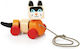 Cubika Pull-Along Toy Push & Pull Kitty made of Wood for 18++ Months