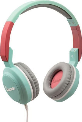 Tribe Vespa Acquamarina Wired On Ear Headphones Turquoise