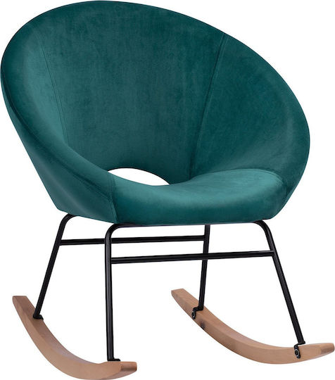 Paulina Schaukelstuhl Samt Cypress 76x86x76cm