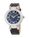 Versace Watch with Black Leather Strap VNC180017