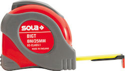 Sola BIG T Tape Measure with Auto-Rewind 25mm x 8m