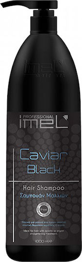 Imel Caviar Black Shampoos Reconstruction/Nourishment & Shine for All Hair Types 1000ml