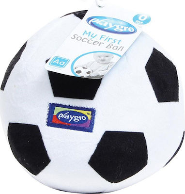 Playgro Ball My First Soccer Ball aus Stoff mit Sounds für 6++ Monate