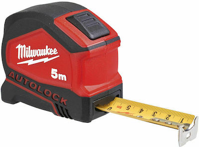 Milwaukee Autolock Tape Measure with Auto-Rewind 25mm x 5m