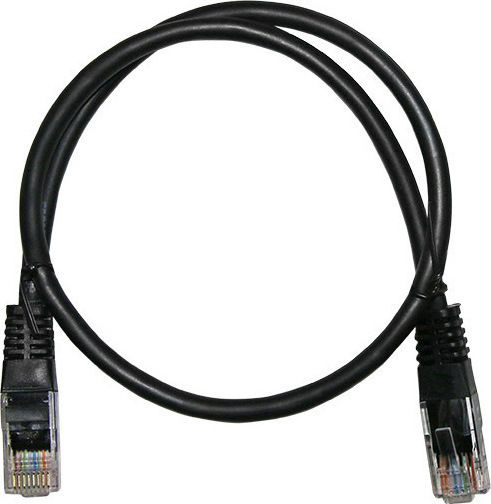 Adeleq U/UTP Cat.5e (Gigabit) Cablu De Rețea Ethernet 15m Negru