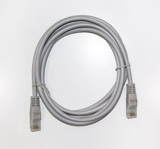 Adeleq U/UTP Cat.5e (Gigabit) Καλώδιο Δικτύου Ethernet 3m Γκρι