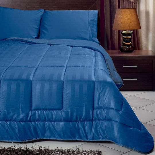 Beauty Home Πάπλωμα Μονό 160x240εκ. Μπλε