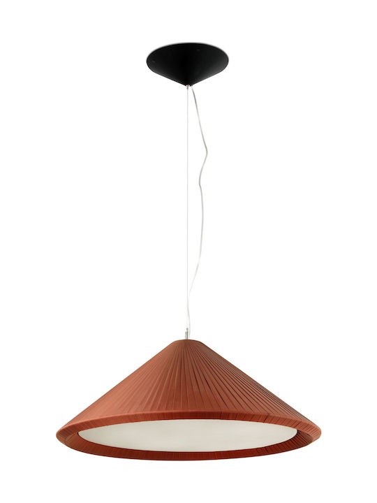 Faro Barcelona Hue Pendant Light Three-Light for Socket E27 Red