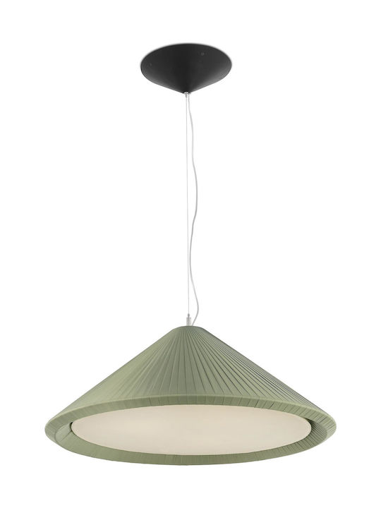 Faro Barcelona Hue Pendant Light Three-Light for Socket E27 Green