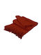 Sunshine Chenille 8 Armchair Throw 240x180cm Burgundy