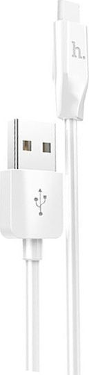Hoco X1 USB 2.0 Kabel USB Typ-C männlich - USB-A Weiß 1m HOC-X1c-W