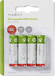 Nedis Презареждащи батерии AA Ni-MH 2600mAh 1.2V 4бр