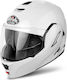 Airoh Rev 19 Flip-Up Helmet with Pinlock and Sun Visor ECE 22.05 1700gr White Gloss