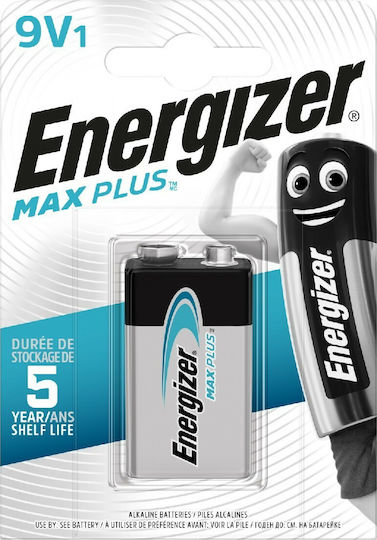 Energizer Max Plus Алкална Батерия 9V 1бр