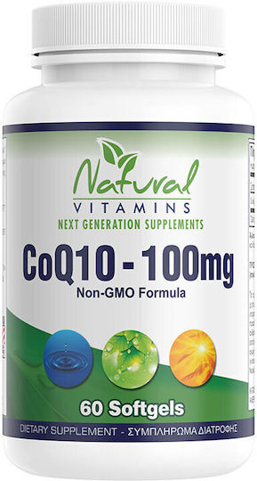 Natural Vitamins CoQ10 100мг 60 софтджел