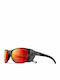 Julbo Camino Men's Sunglasses with Black Acetate Frame and Red Lenses J5011114