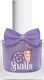 Snails Paris Bow Kids Nail Polish Purple Comet