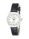Ravel Deluxe Timeless Men's Watch 30mm Battery with Black Leather Strap