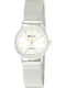 Ravel Deluxe Timeless Men's Watch 30mm Battery with Silver Metal Bracelet