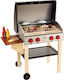 Hape Bucătărie pentru Copii BBQ Gourmet Grill with Food din Lemn 10buc E3127