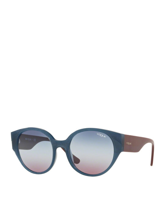 Vogue Sunglasses Γαλάζια with Acetate Frame & Multicolour Lens
