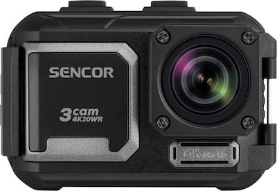 Sencor 4K20WR 3CAM Action 4K Ultra HD Camera Waterpoof Wi-Fi Connected with Display 2"