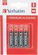 Verbatim Premium Alkaline Μπαταρίες AAA 1.5V 4τμχ