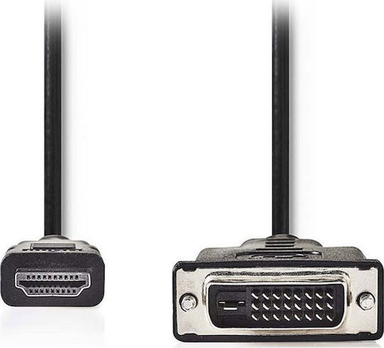 Nedis Cablu DVI-D - HDMI de sex masculin 10m Negru (CCGP34800BK100)