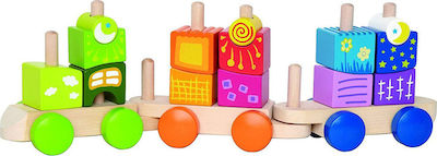 Hape Bausteine Fantasia Train Holz für 1.5+ Jahre 17Stück