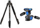 Benro Tad28Ahd2A Series 2 Adventure Aluminum Camera Tripod with 3-Way Head