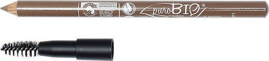 puroBio Cosmetics Eyebrow Pencil With Brush 27 Chiare Brown Color 1.3g