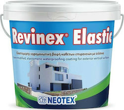 Neotex Revinex Elastic Plastic Paint for Exterior Use White 10lt