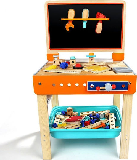 Top Bright Banc de lucru pentru copii Workbench 2 in 1 Desk Tools din lemn