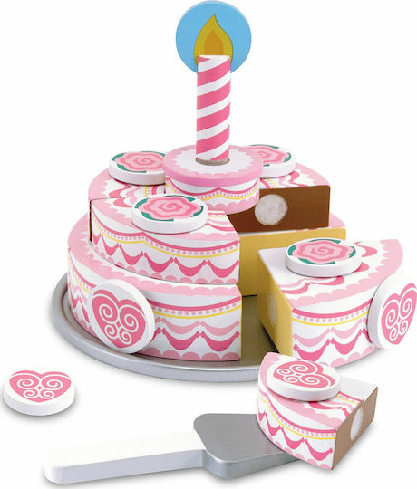 Melissa & Doug Cooking Toy / Kitchen Utensils Three-tier Cake made of Wood