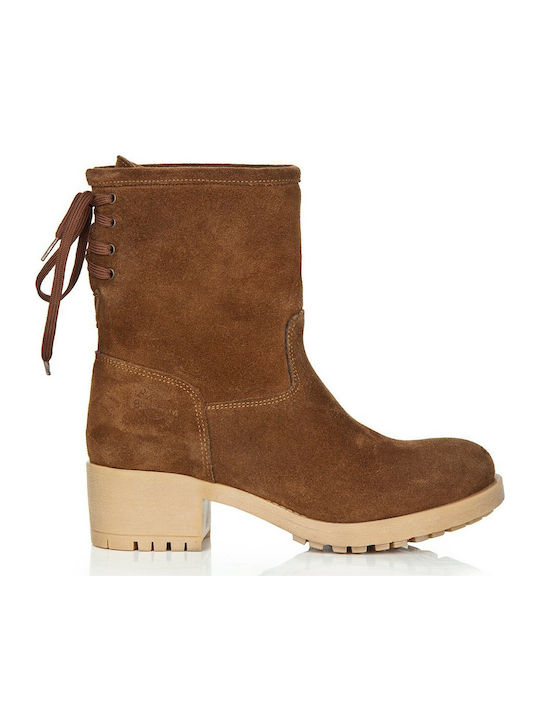 Sante Suede Women's Ankle Boots Tabac Brown