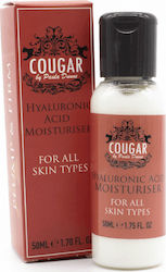 Cougar Hyaluronic Acid Moisturiser Feuchtigkeitsspendend Creme Hals Tag mit Hyaluronsäure 50ml