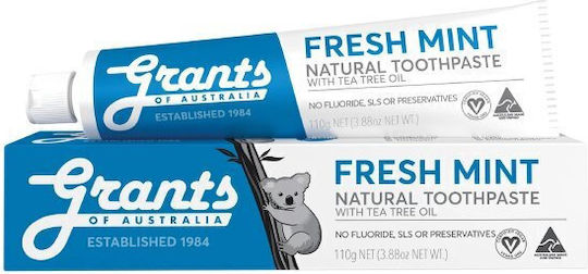 Grants of Australia Pastă De Dinți Pentru Copii Cu Aromă De Mentă Fără Fluor 50ml