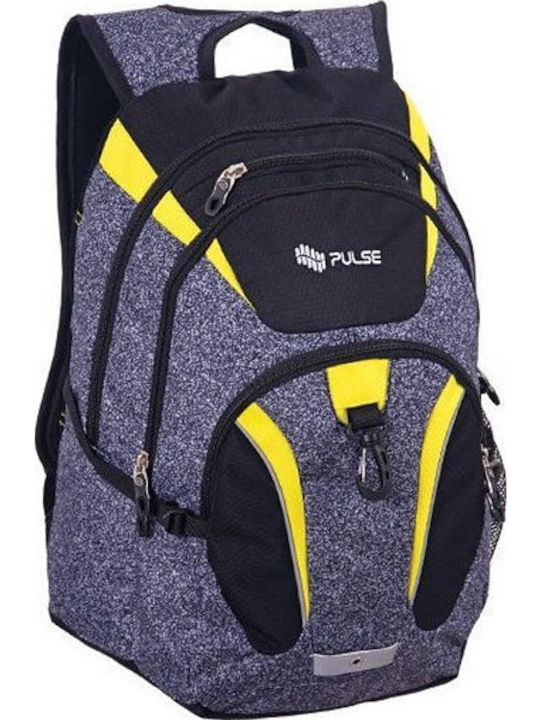 Pulse MVP Yellow Schulranzen Rucksack Junior High-High School Gray mit Flaschenhalter