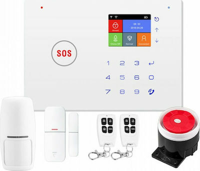 DY-G66W Wireless Alarm System with Motion Detector , Door Sensor , Siren , 2 Remotes , Hub and Keyboard (Wi-Fi / GSM)